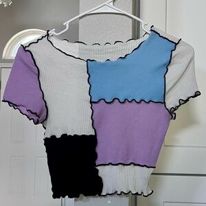 SHEIN Women’s Ribbed Crop Top XS